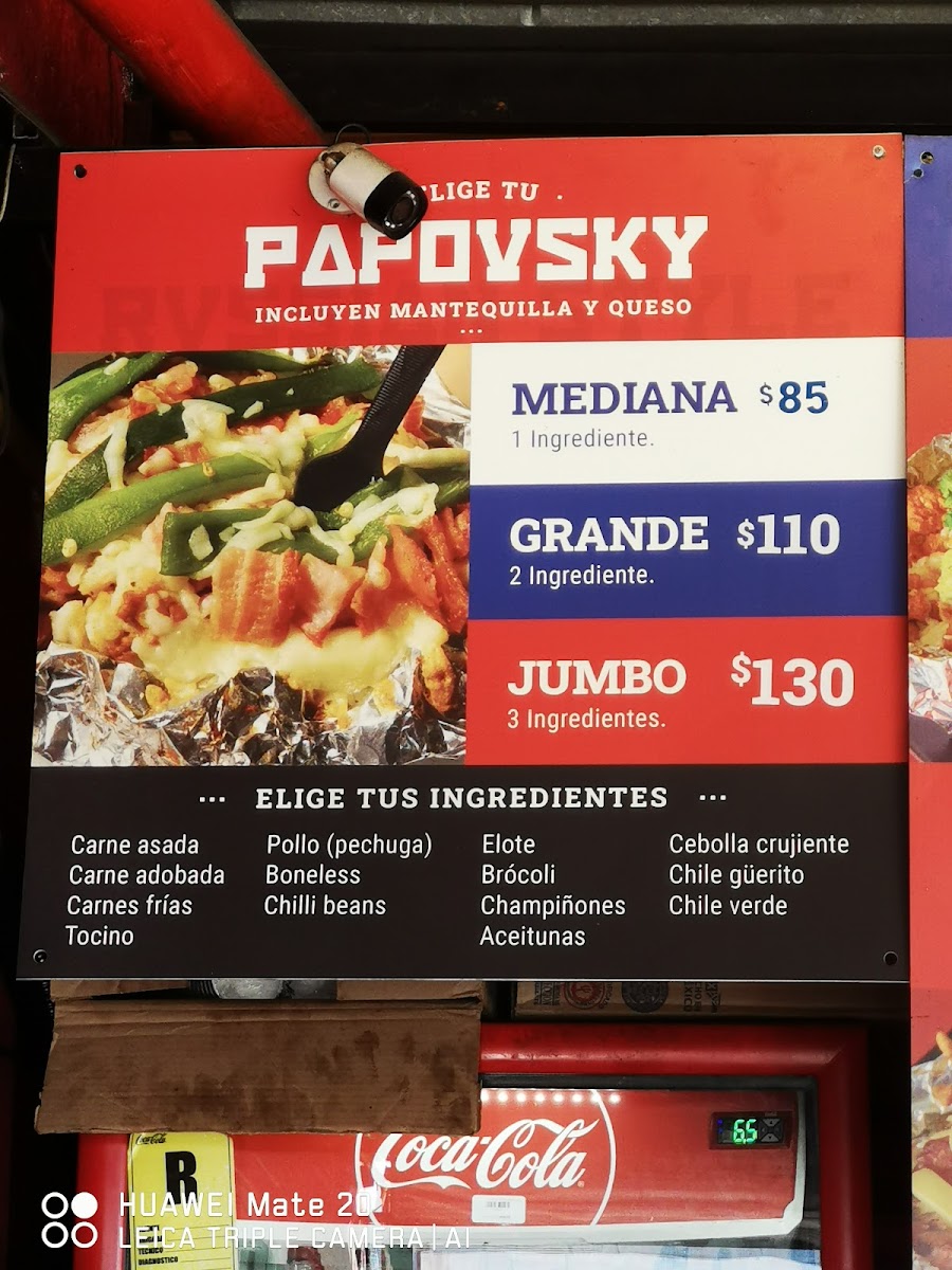 Papovskys Burgers Menu - Image 4
