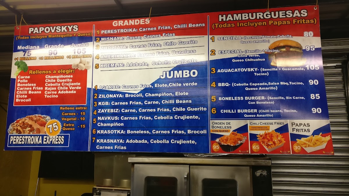 Papovskys Burgers Menu - Image 6